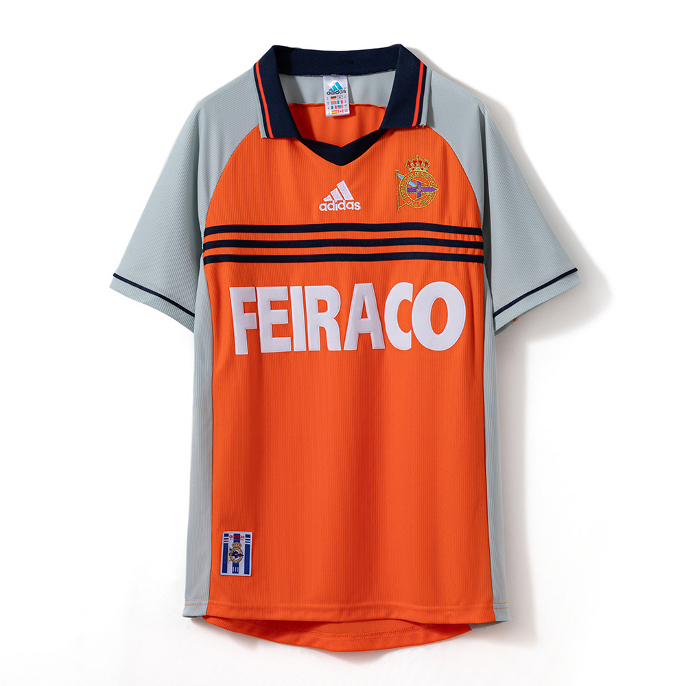 Retro Real Deportivo La Coruña 1998/99 Second Away Jersey – Vintage Replica Football Soccer Shirt – Size S–2XL