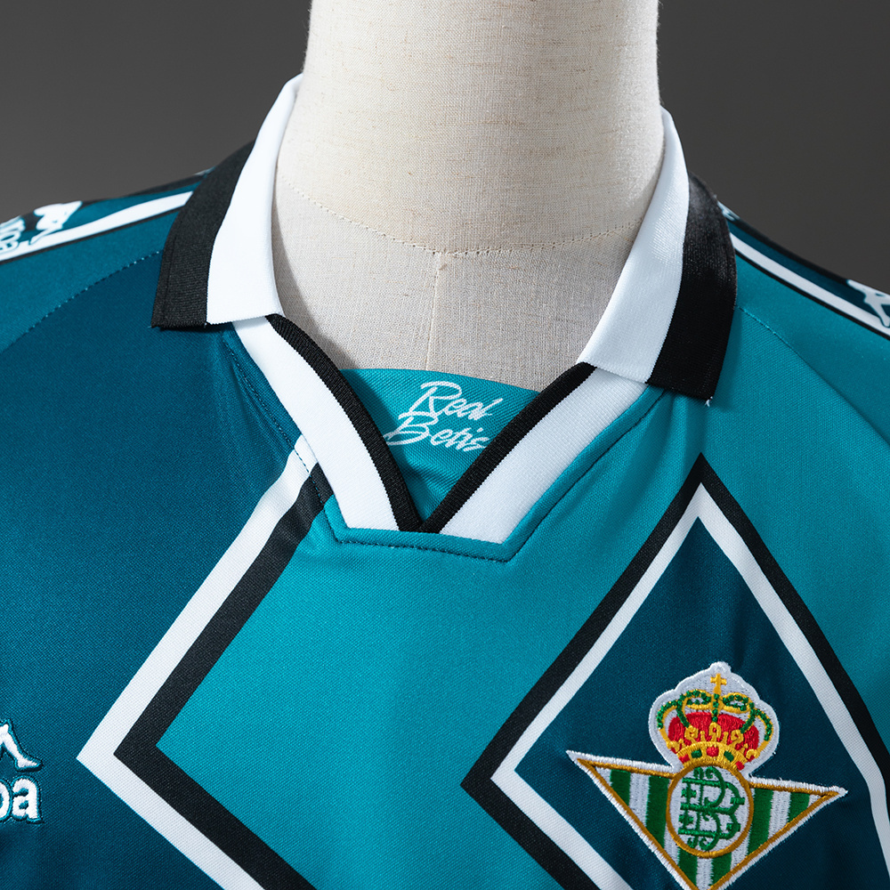 Real Betis 1995/97 Away Retro Jersey – Vintage Replica Football Soccer Shirt – Size S–XXL