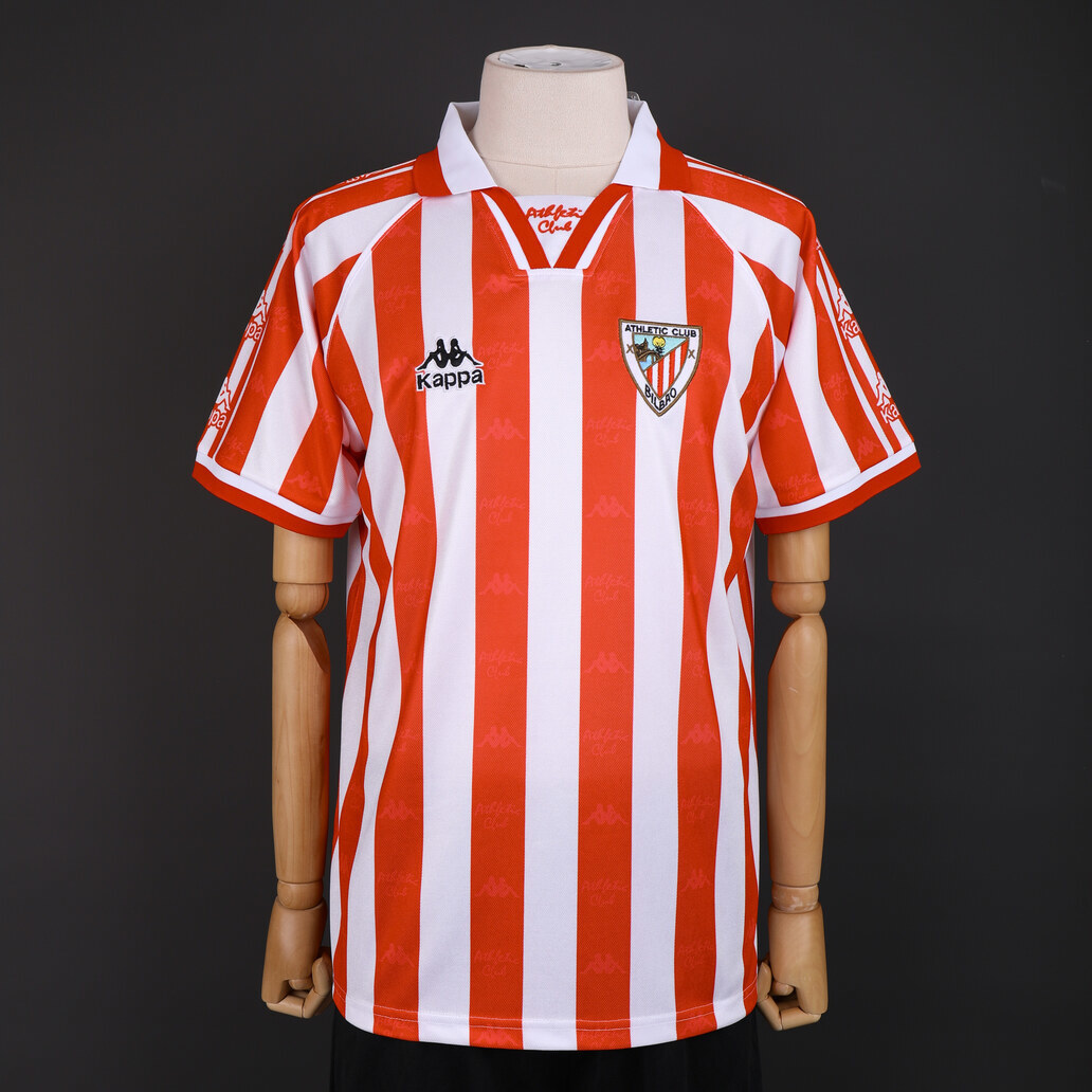 Athletic Club Bilbao 1995/97 Centenary Edition Home Retro Jersey – Vintage Replica Football Soccer Shirt – Size S–XXL