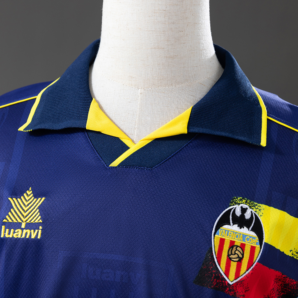 Valencia 1996/97 Away Retro Jersey – Vintage Replica Football Soccer Shirt – Size S–XXL