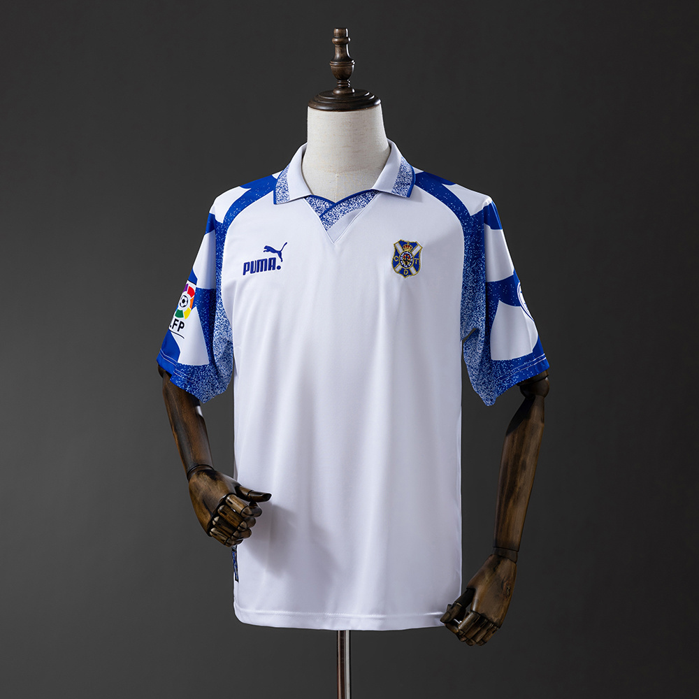 Tenerife 1997/98 Home Retro Jersey – Vintage Replica Football Soccer Shirt – Size S–XXL