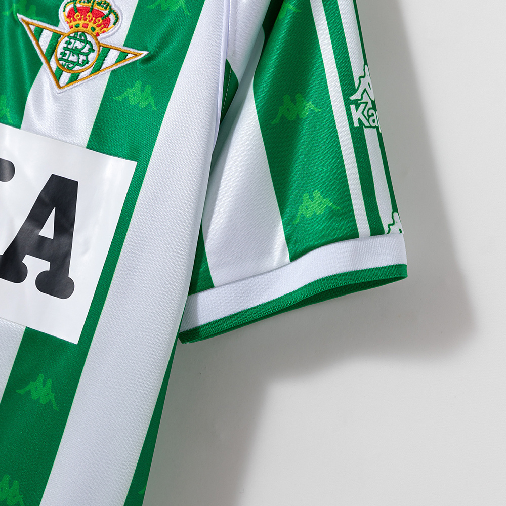 Retro Real Betis 1996/97 Home Jersey – Vintage Replica Football Soccer Shirt – Size S–2XL