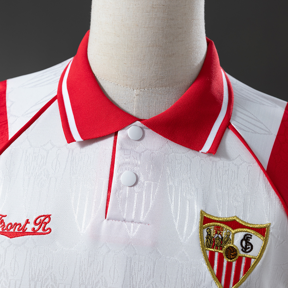 Sevilla 1992/93 Home Retro Jersey – Vintage Replica Football Soccer Shirt – Size S–XXL