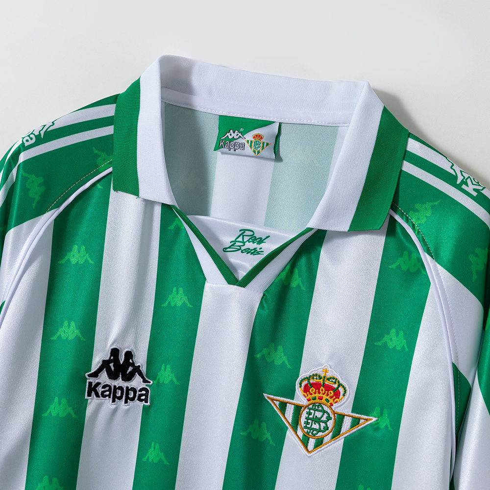 Retro Real Betis 1995/97 Home Jersey – Vintage Replica Football Soccer Shirt – Size S–2XL