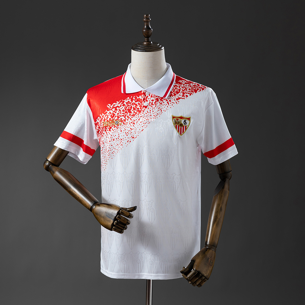 Sevilla 1993/94 Home Retro Jersey – Vintage Replica Football Soccer Shirt – Size S–XXL