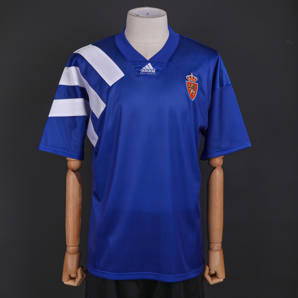 Retro Real Zaragoza 1992/93 Away Jersey – Vintage Replica Football Soccer Shirt – Size S–XXL