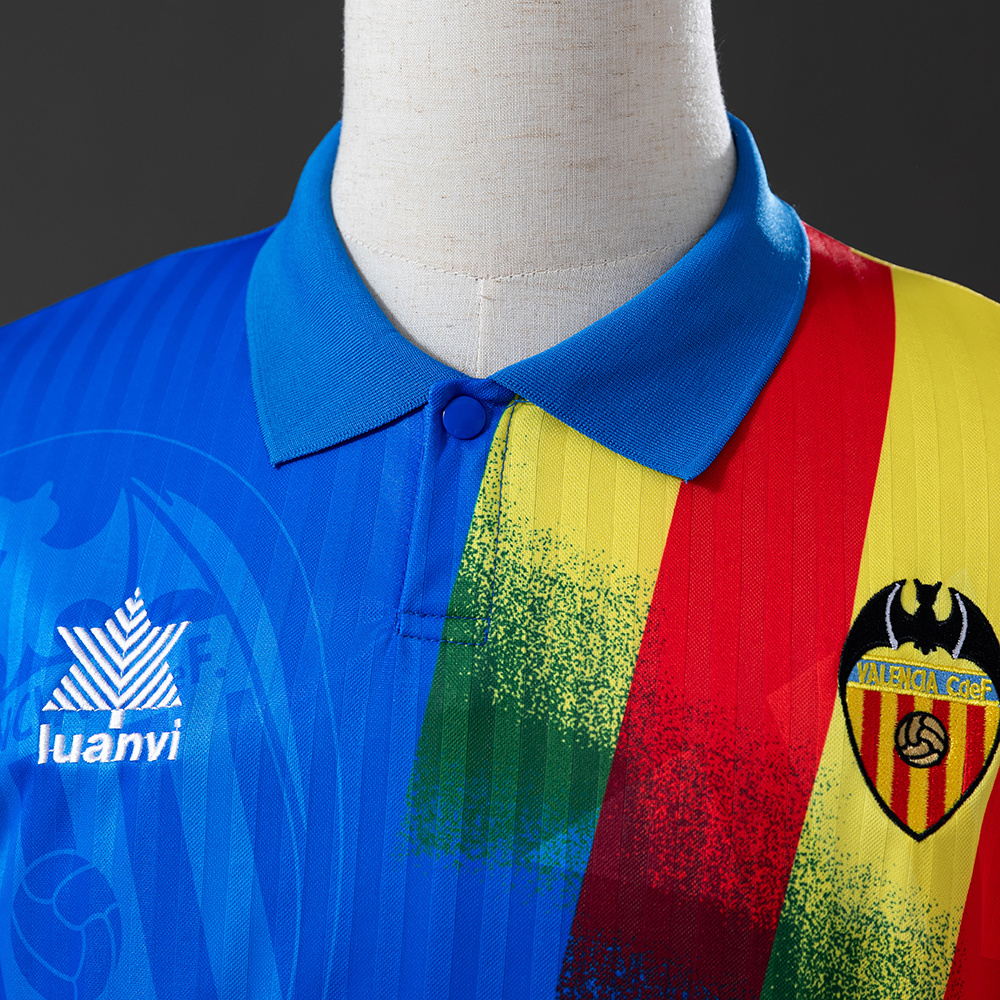 Valencia 1995/96 Away Retro Jersey – Vintage Replica Football Soccer Shirt – Size S–XXL