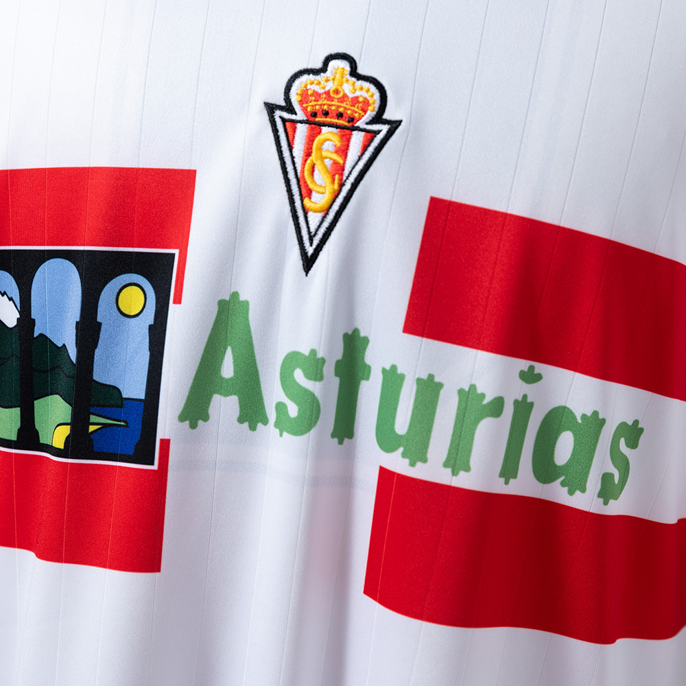 Sporting de Gijón 1996/97 Home Retro Jersey – Vintage Replica Football Soccer Shirt – Size S–XXL