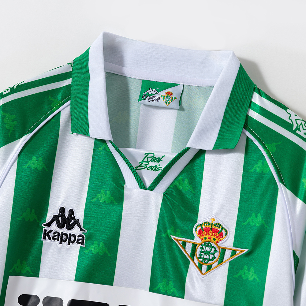 Retro Real Betis 1996/97 Home Jersey – Vintage Replica Football Soccer Shirt – Size S–2XL