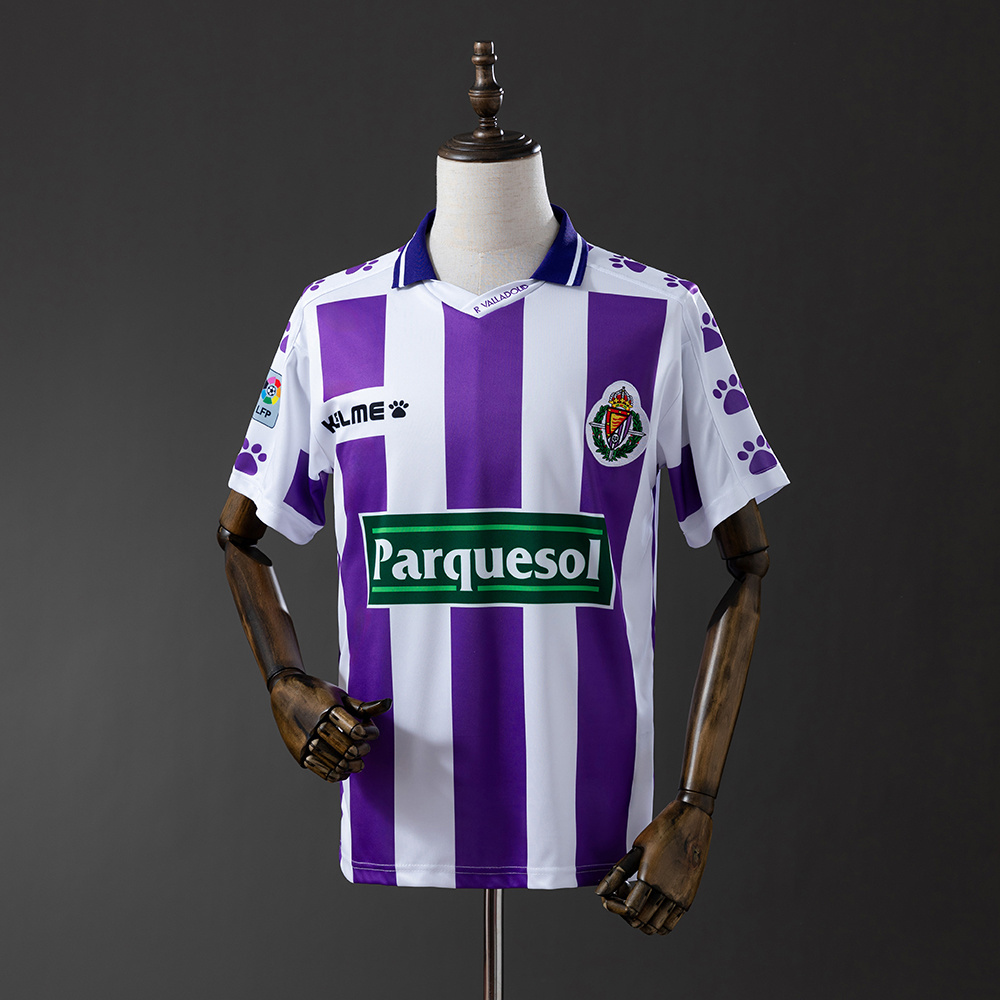 Real Valladolid 1995/96 Home Retro Jersey – Vintage Replica Football Soccer Shirt – Size S–XXL