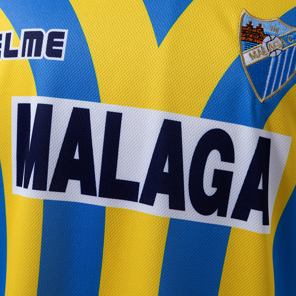Retro Málaga CF 1997/98 Away Jersey – Vintage Replica Football Soccer Shirt – Size S–XXL