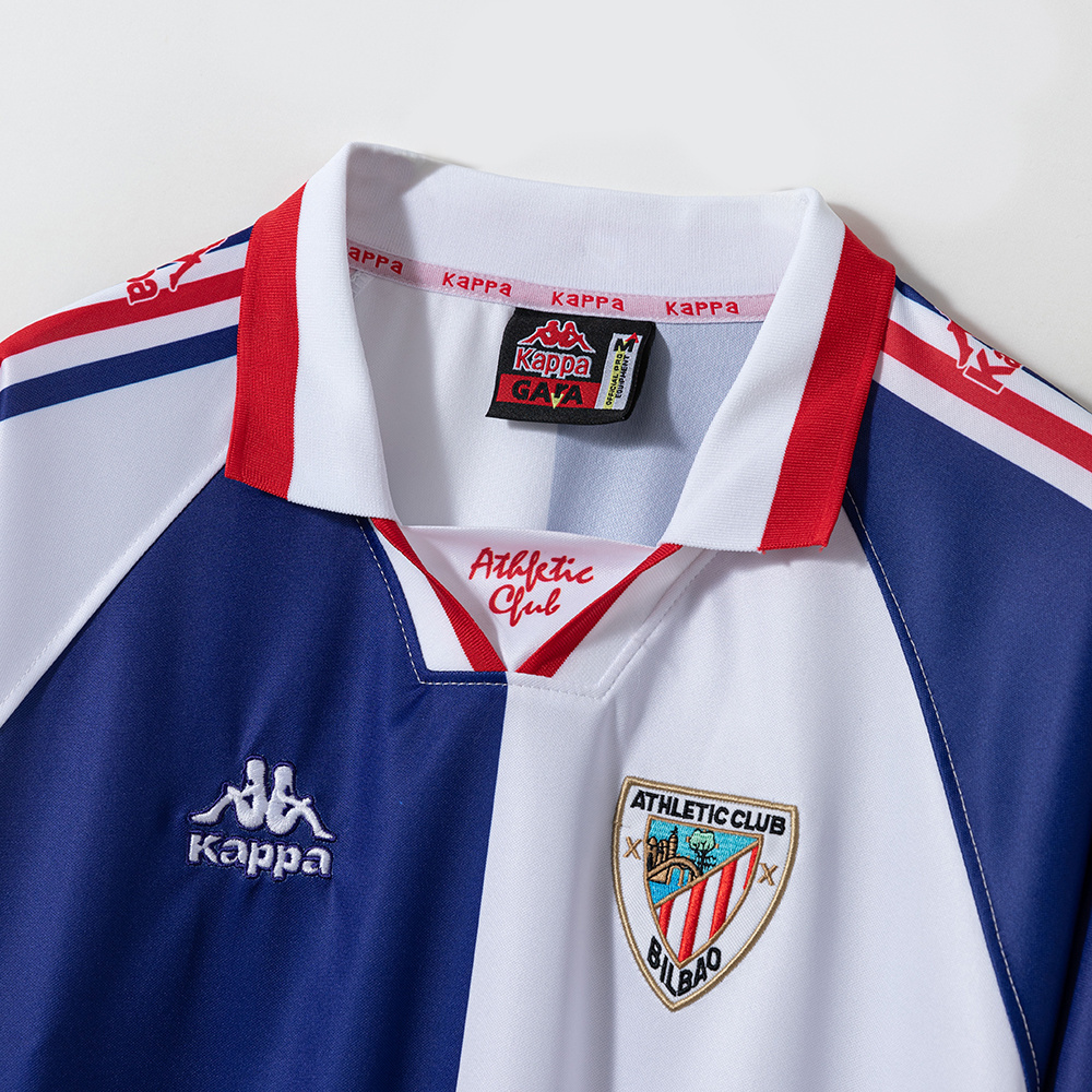 Athletic Club Bilbao 1997/98 Away Retro Jersey – Vintage Replica Football Soccer Shirt – Size S–2XL