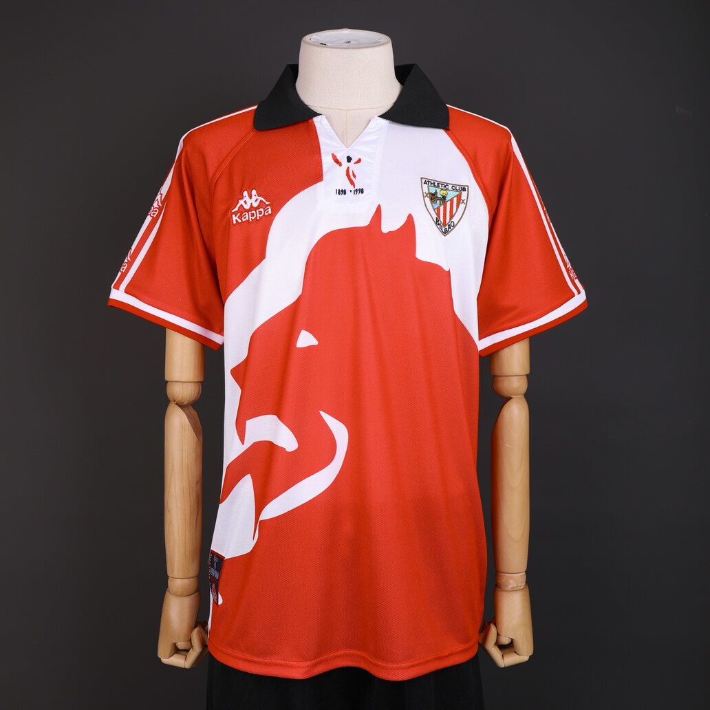 Athletic Club Bilbao 1997/98 Home Retro Jersey – Vintage Replica Football Soccer Shirt – Size S–XXL