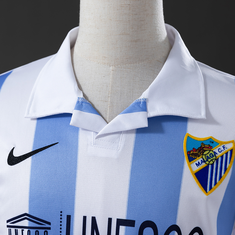 Retro Málaga CF 2013 Home Jersey – Vintage Replica Football Soccer Shirt – Size S–XXL