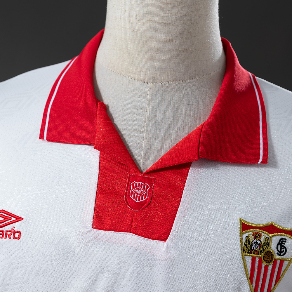 Sevilla 1994/96 Home Retro Jersey – Vintage Replica Football Soccer Shirt – Size S–XXL