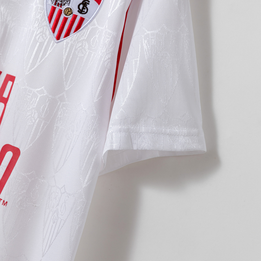 Retro Sevilla 1991/92 Home Jersey – Vintage Replica Football Soccer Shirt – Size S–2XL