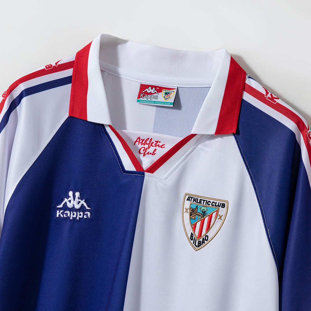 Athletic Club Bilbao 1995/97 Away Retro Jersey – Vintage Replica Football Soccer Shirt – Size S–2XL