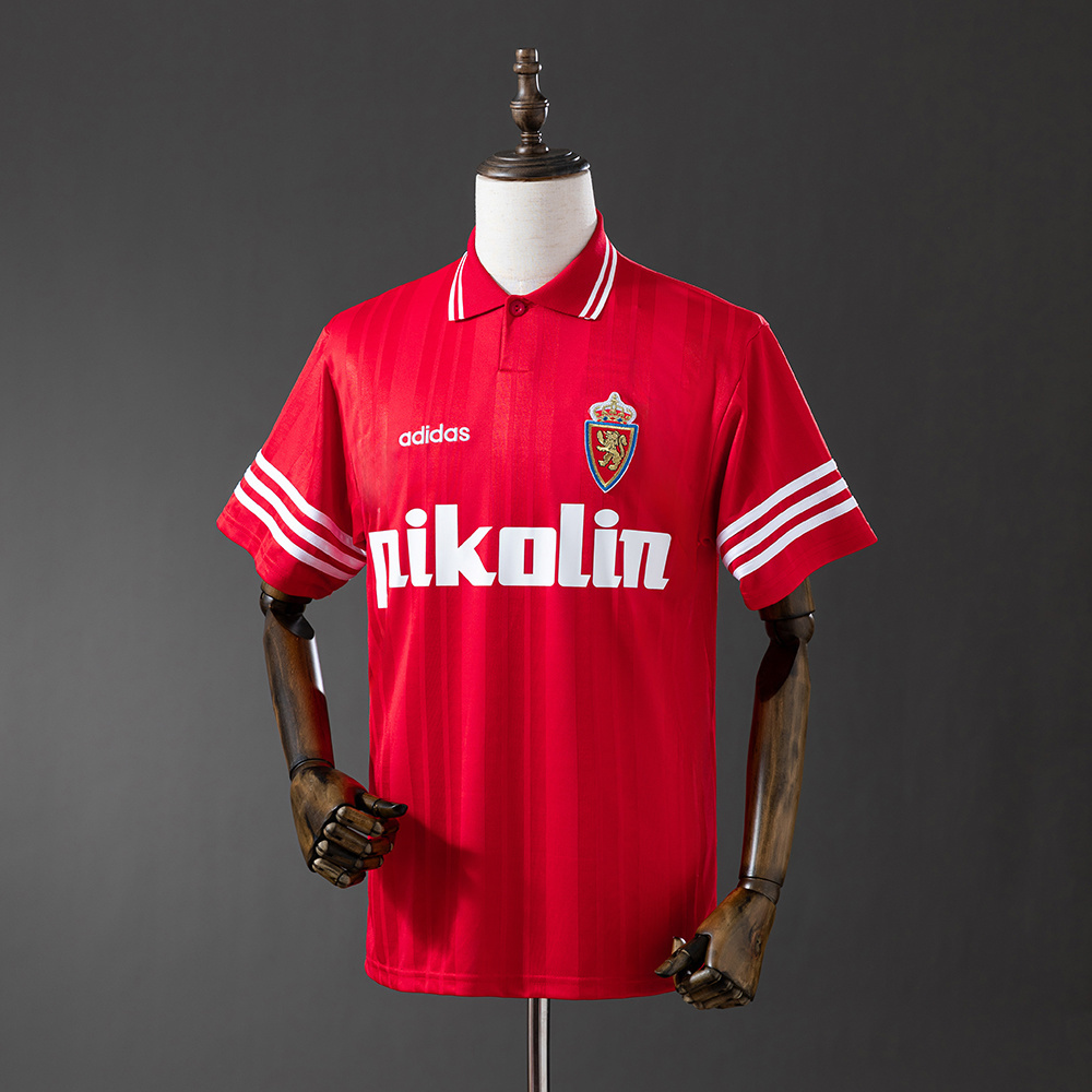 Retro Real Zaragoza 1995/96 Away Jersey – Vintage Replica Football Soccer Shirt – Size S–2XL