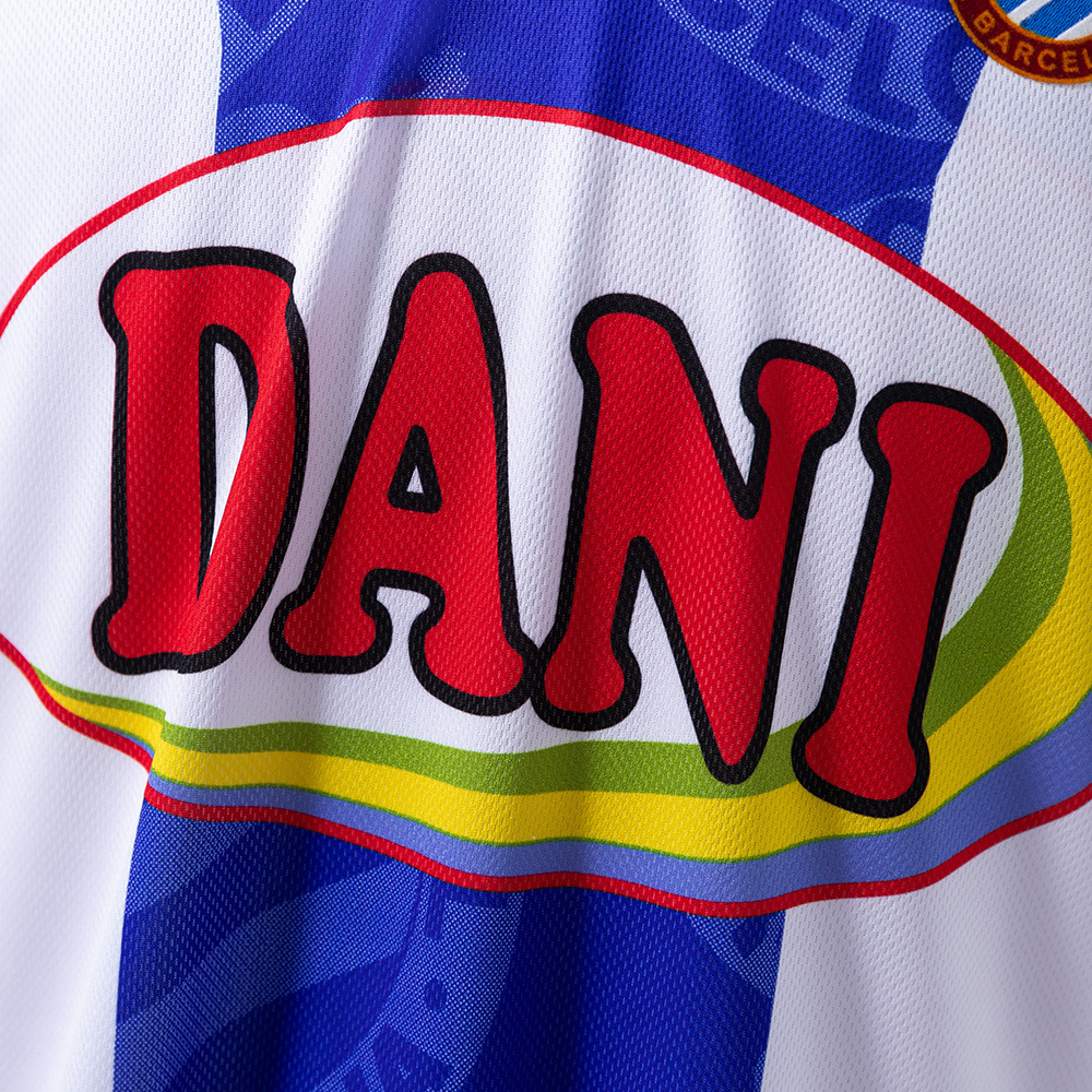 Retro RCD Espanyol 1999/00 Home Jersey – Vintage Replica Football Soccer Shirt – Size S–XXL