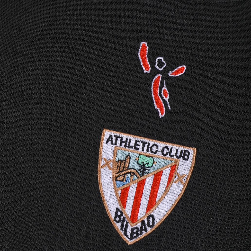 Athletic Club Bilbao 2005/08 Black Retro Jersey – Vintage Replica Football Soccer Shirt – Size S–XXL