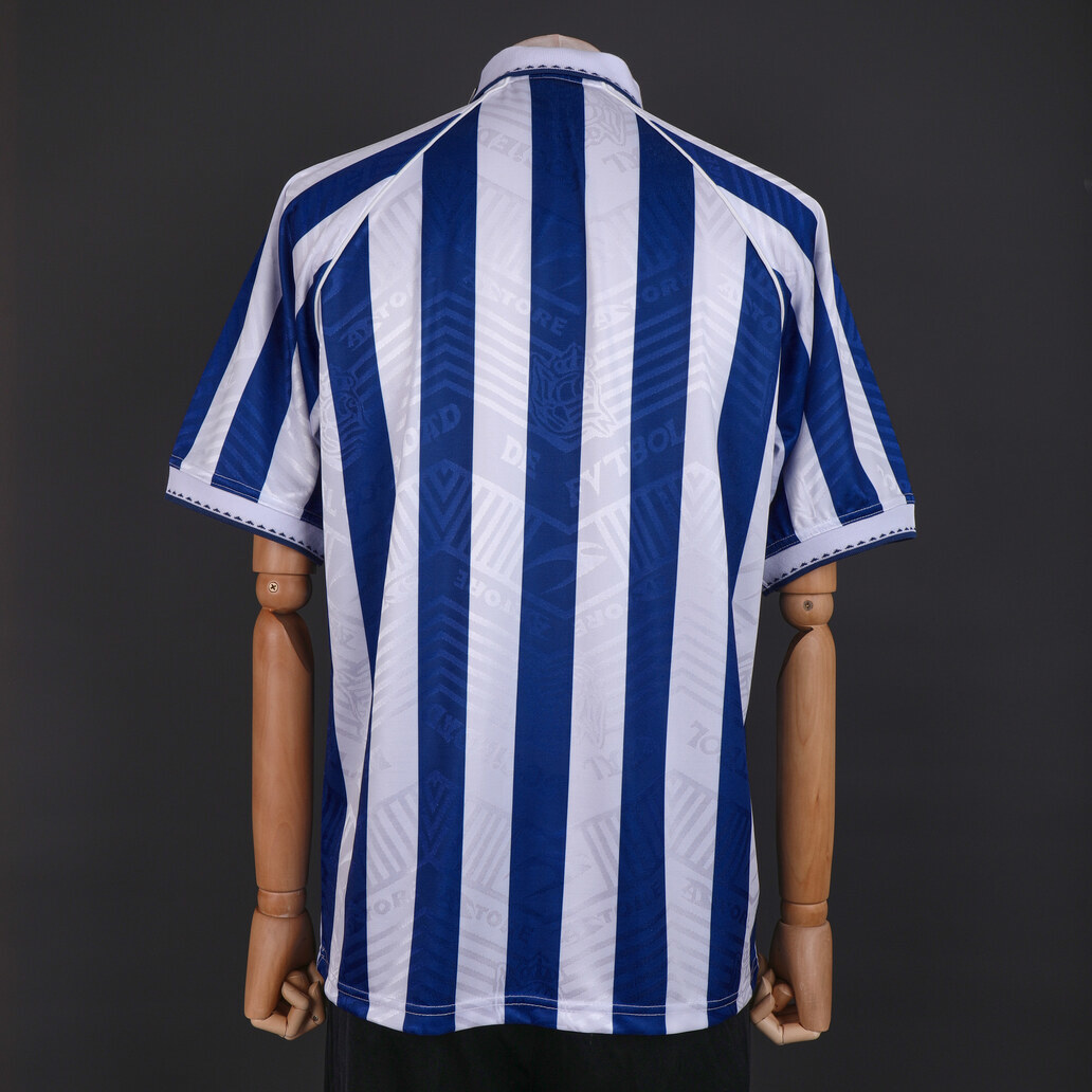 Real Sociedad 1994/95 Home Retro Jersey – Vintage Replica Football Soccer Shirt – Size S–XXL