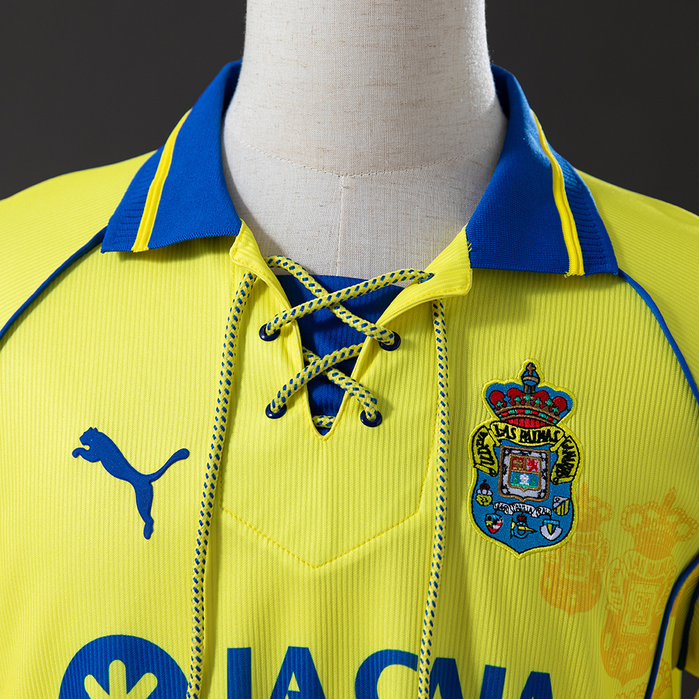 Retro Las Palmas 1997/98 Home Jersey – Vintage Replica Football Soccer Shirt – Size S–XXL