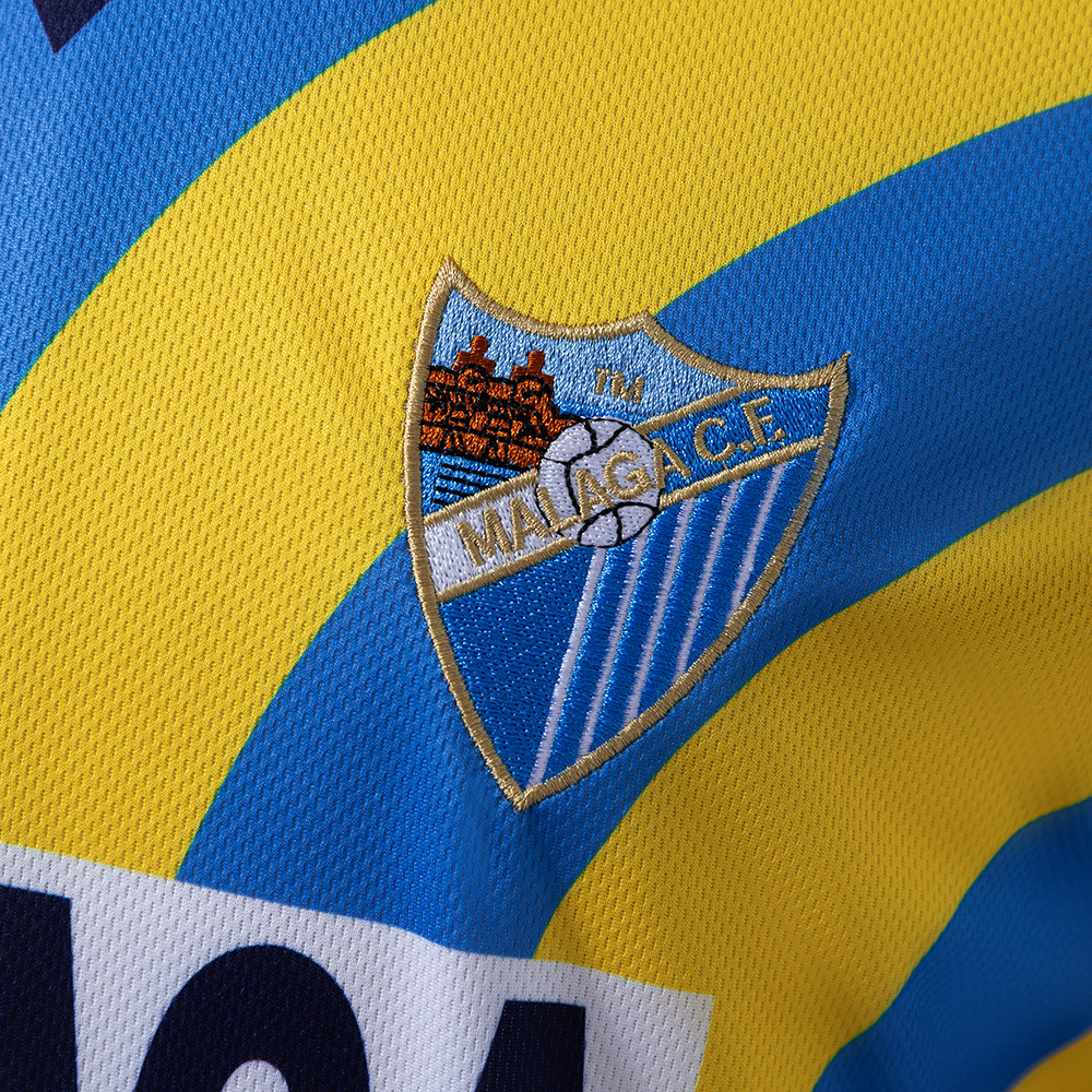 Retro Málaga CF 1997/98 Away Jersey – Vintage Replica Football Soccer Shirt – Size S–XXL