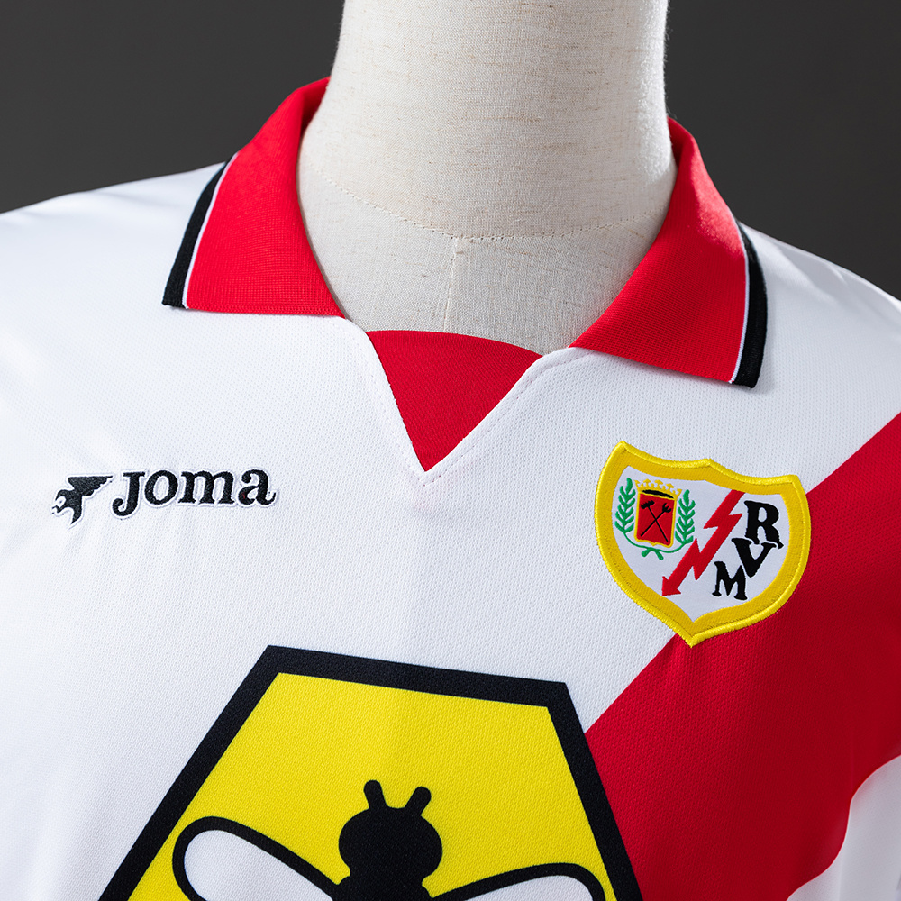Retro Rayo Vallecano 2001/02 Home Jersey – Vintage Replica Football Soccer Shirt – Size S–XXL