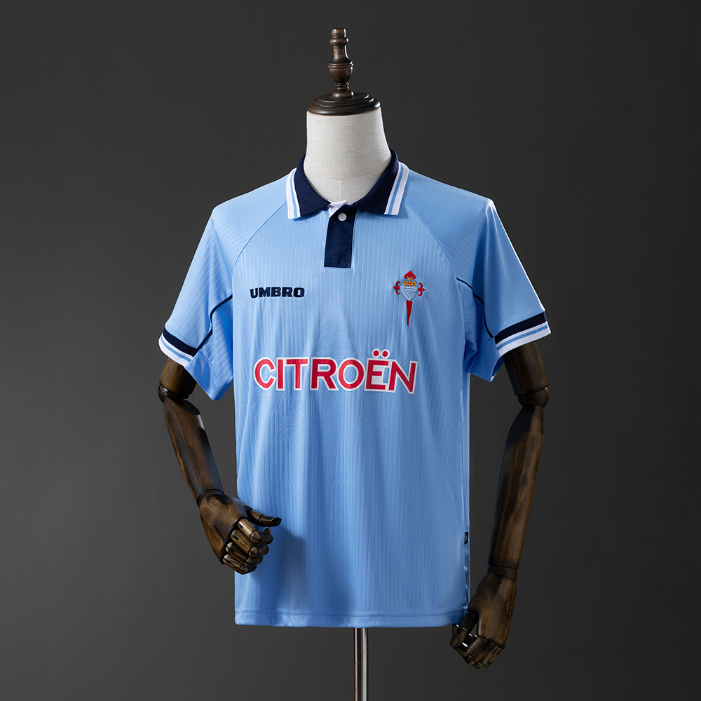 Celta de Vigo 1997/98 Home Retro Jersey – Vintage Replica Football Soccer Shirt – Size S–XXL