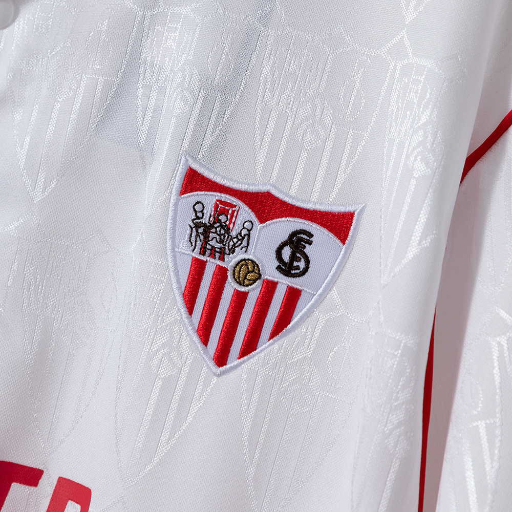 Retro Sevilla 1991/92 Home Jersey – Vintage Replica Football Soccer Shirt – Size S–2XL