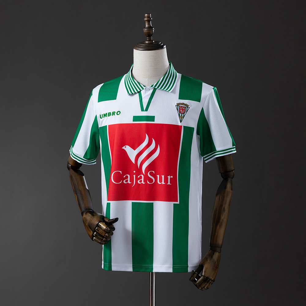 Retro Córdoba CF 1998/99 Home Jersey – Vintage Replica Football Soccer Shirt – Size S–XXL