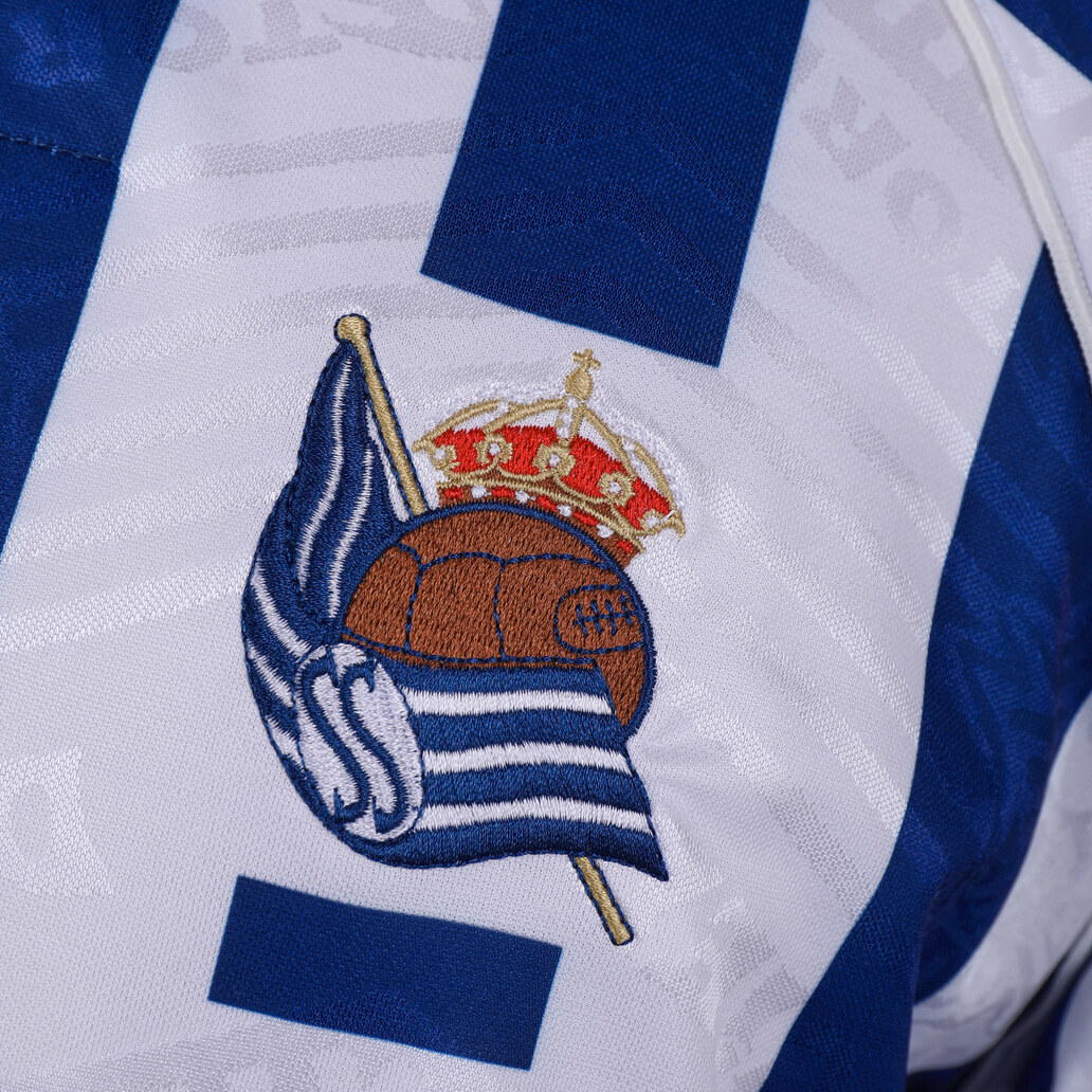 Real Sociedad 1994/95 Home Retro Jersey – Vintage Replica Football Soccer Shirt – Size S–XXL