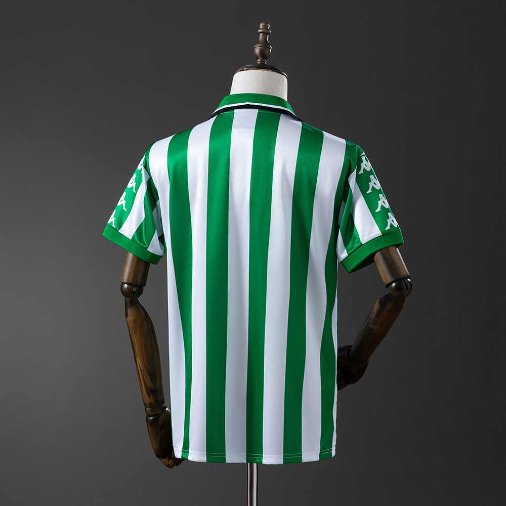 Real Betis 1999/00 Home Retro Jersey – Vintage Replica Football Soccer Shirt – Size S–XXL