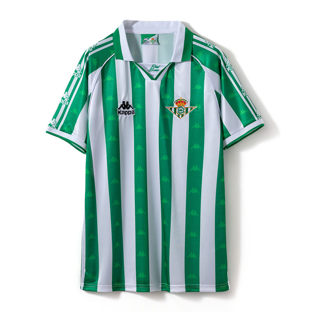Retro Real Betis 1995/97 Home Jersey – Vintage Replica Football Soccer Shirt – Size S–2XL