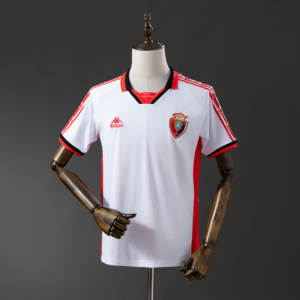 Osasuna 1997/98 Third Retro Jersey – Vintage Replica Football Soccer Shirt – Size S–XXL