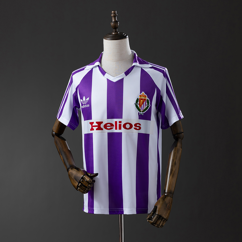Real Valladolid 1984 Home Retro Jersey – Vintage Replica Football Soccer Shirt – Size S–XXL