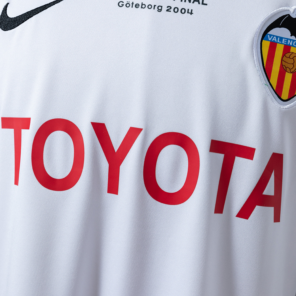 Valencia 2003/04 Home Retro Jersey – Vintage Replica Football Soccer Shirt – Size S–XXL