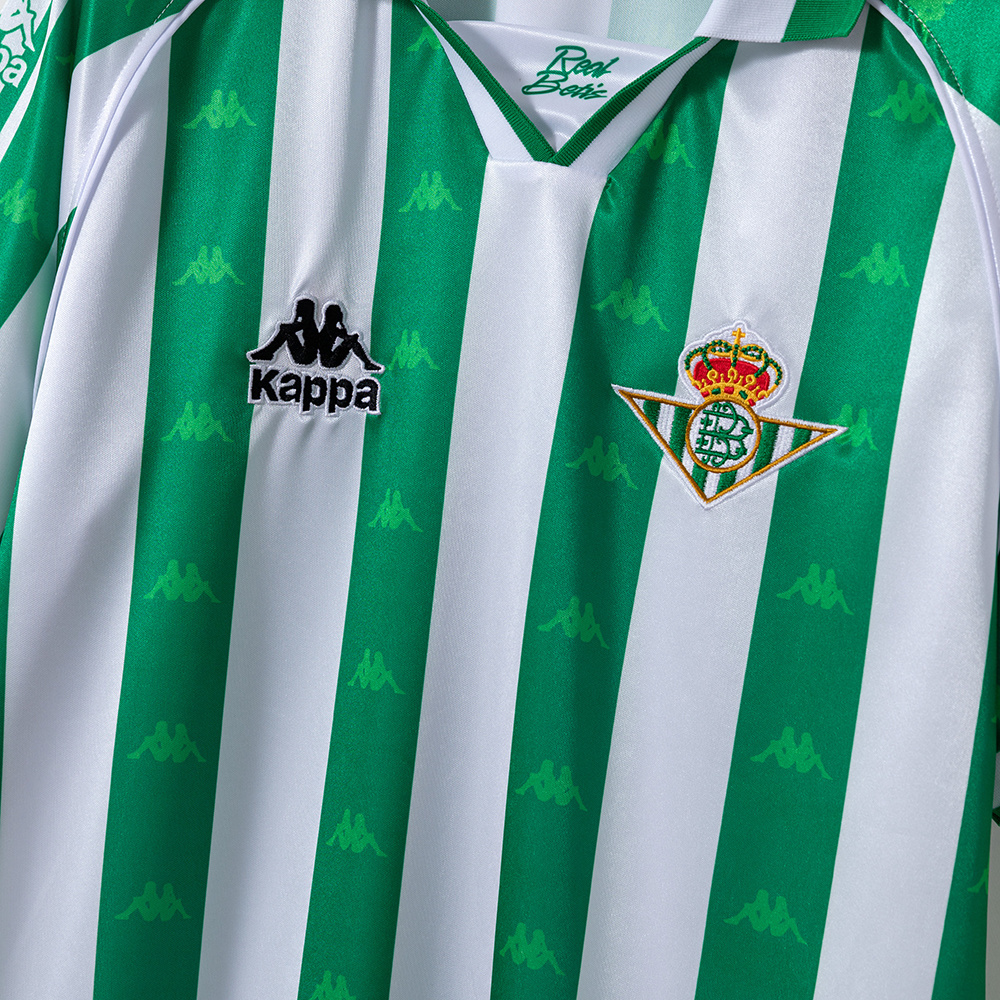 Retro Real Betis 1995/97 Home Jersey – Vintage Replica Football Soccer Shirt – Size S–2XL