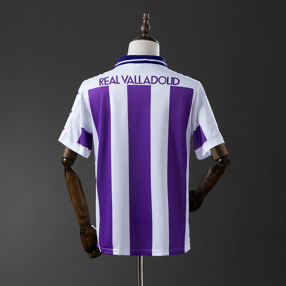 Real Valladolid 1995/96 Home Retro Jersey – Vintage Replica Football Soccer Shirt – Size S–XXL
