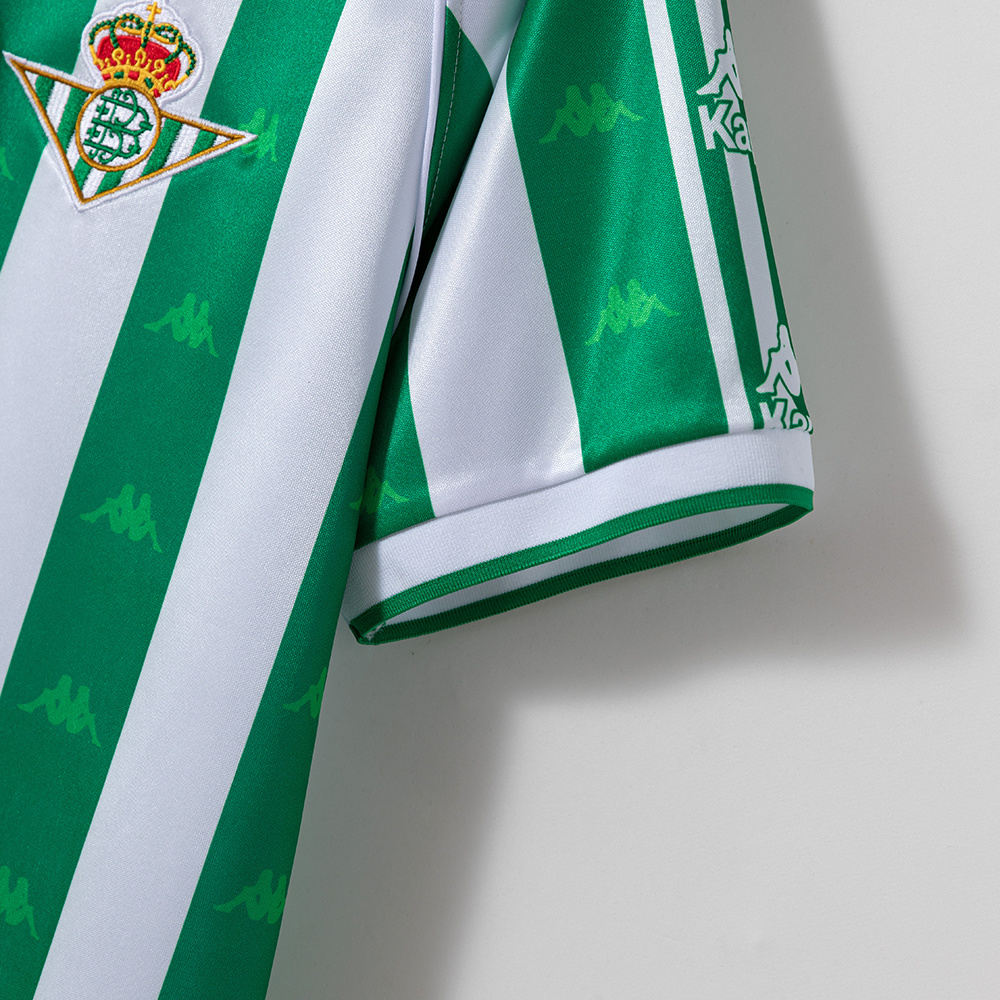 Retro Real Betis 1995/97 Home Jersey – Vintage Replica Football Soccer Shirt – Size S–2XL