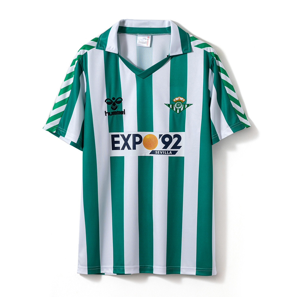 Retro Real Betis 1988/89 Home Jersey – Vintage Replica Football Soccer Shirt – Size S–2XL