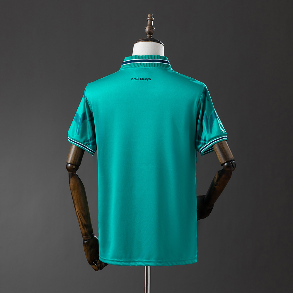 Retro RCD Espanyol 1996/97 Second Away Jersey – Vintage Replica Football Soccer Shirt – Size S–XXL