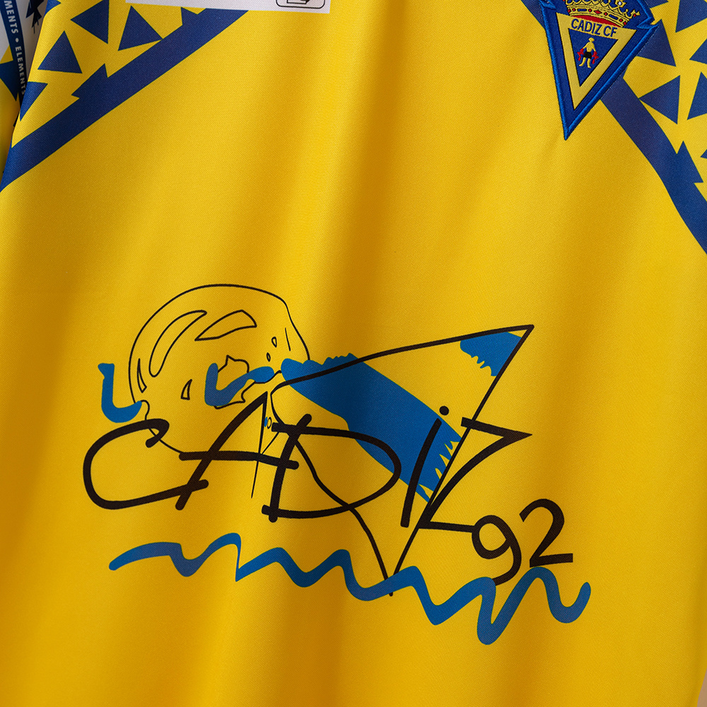 Retro Cádiz CF 1991/92 Home Jersey – Vintage Replica Football Soccer Shirt – Size S–2XL