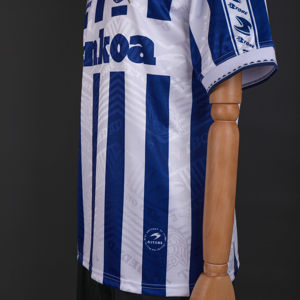 Real Sociedad 1994/95 Home Retro Jersey – Vintage Replica Football Soccer Shirt – Size S–XXL