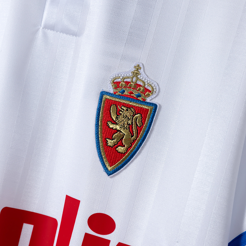 Retro Real Zaragoza 1995/96 Home Jersey – Vintage Replica Football Soccer Shirt – Size S–4XL