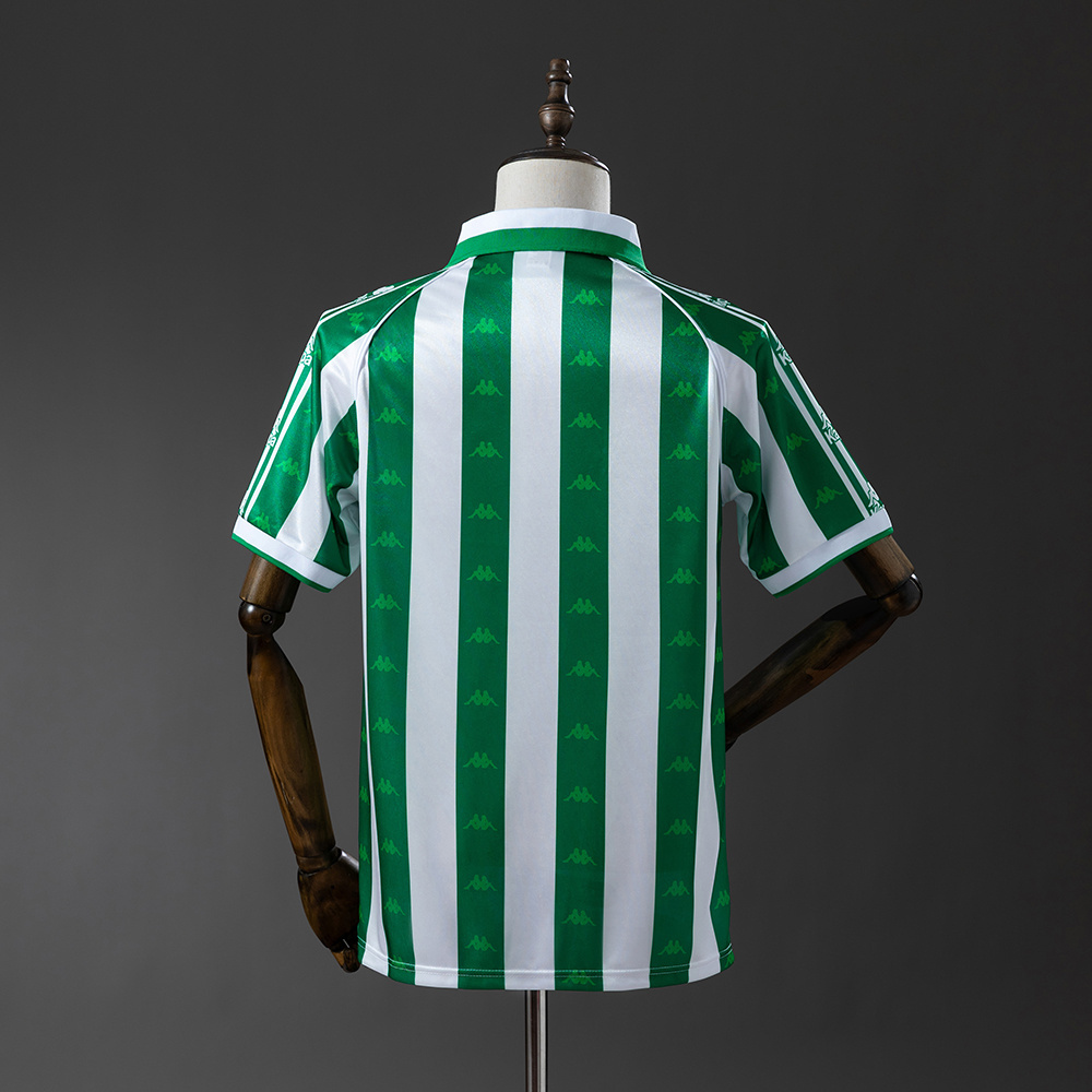 Real Betis 1995/97 Home Retro Jersey – Vintage Replica Football Soccer Shirt – Size S–XXL