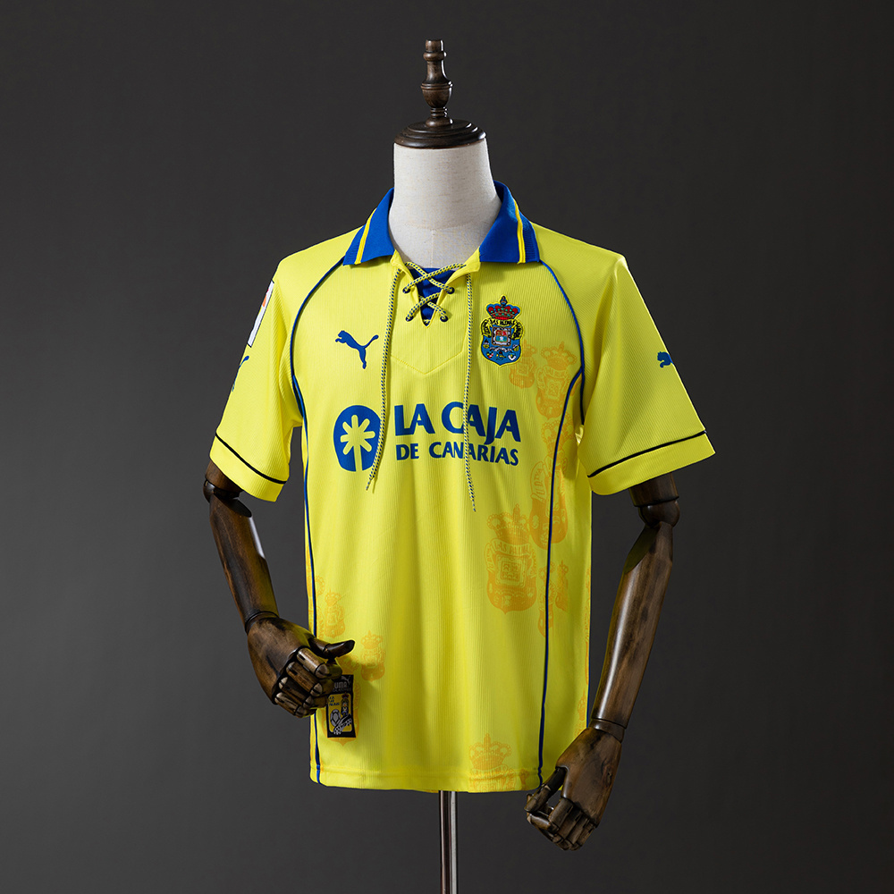 Retro Las Palmas 1997/98 Home Jersey – Vintage Replica Football Soccer Shirt – Size S–XXL
