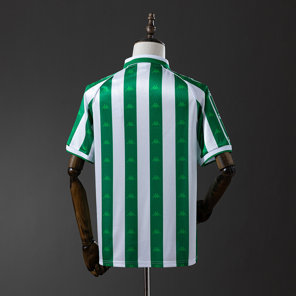 Real Betis 1995/96 Home Retro Jersey – Vintage Replica Football Soccer Shirt – Size S–XXL
