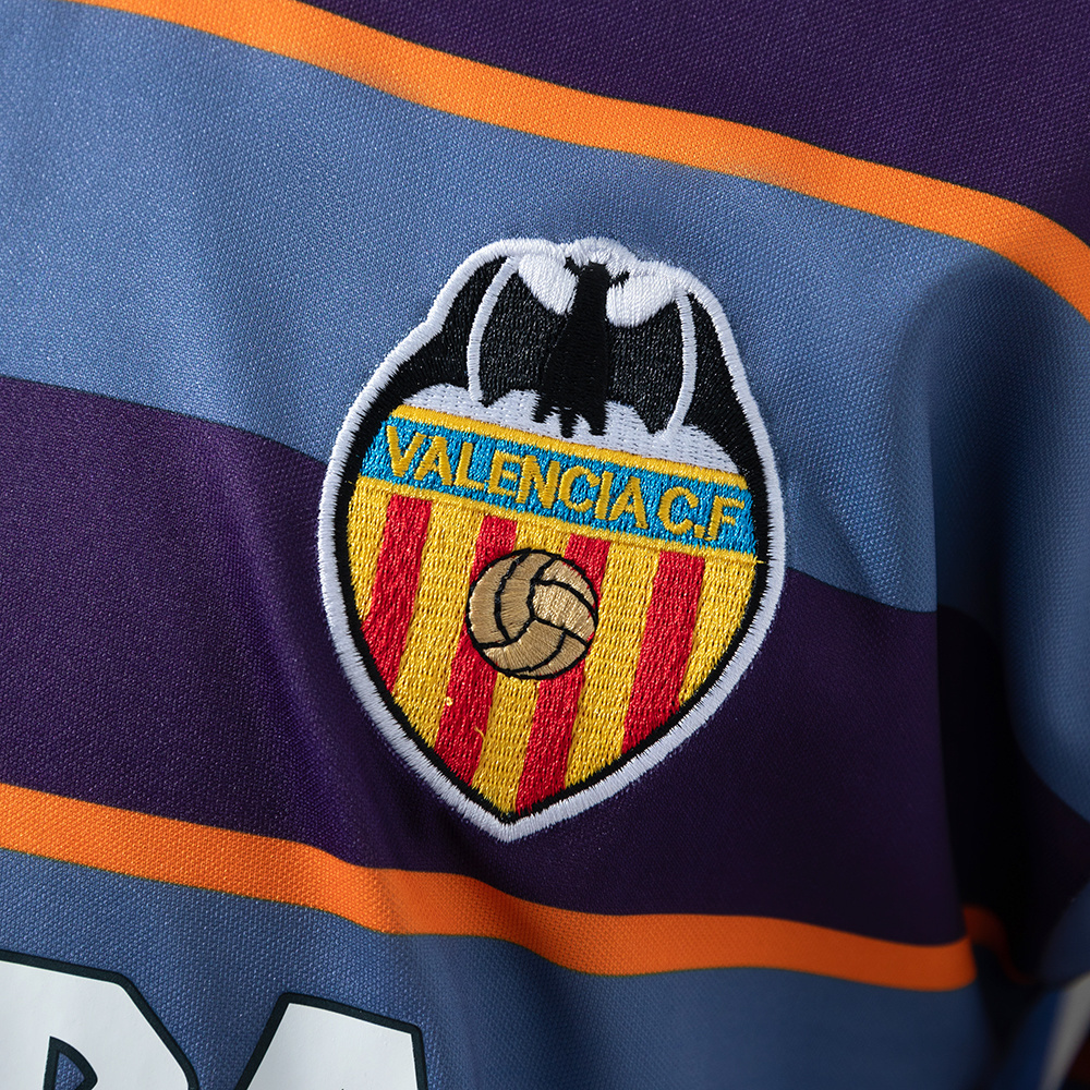 Valencia 1999/00 Third Retro Jersey – Vintage Replica Football Soccer Shirt – Size S–XXL