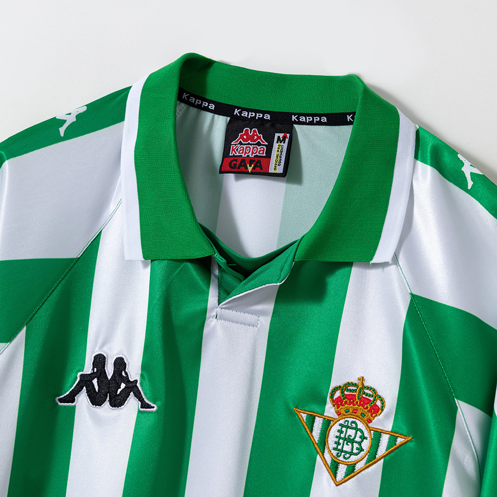 Retro Real Betis 2000/01 Home Jersey – Vintage Replica Football Soccer Shirt – Size S–2XL